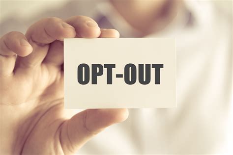 Opt Out